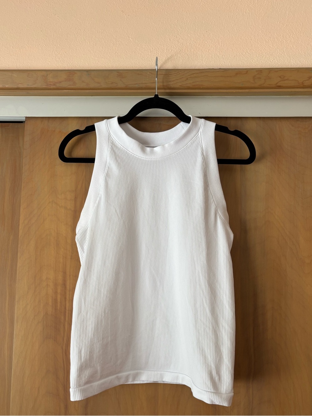 Athleta White Ribbed tank